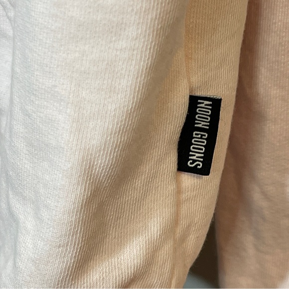 Noon Goons Light Pink Orbit Graphic Print Hoodie M NWOT - Picture 5 of 7
